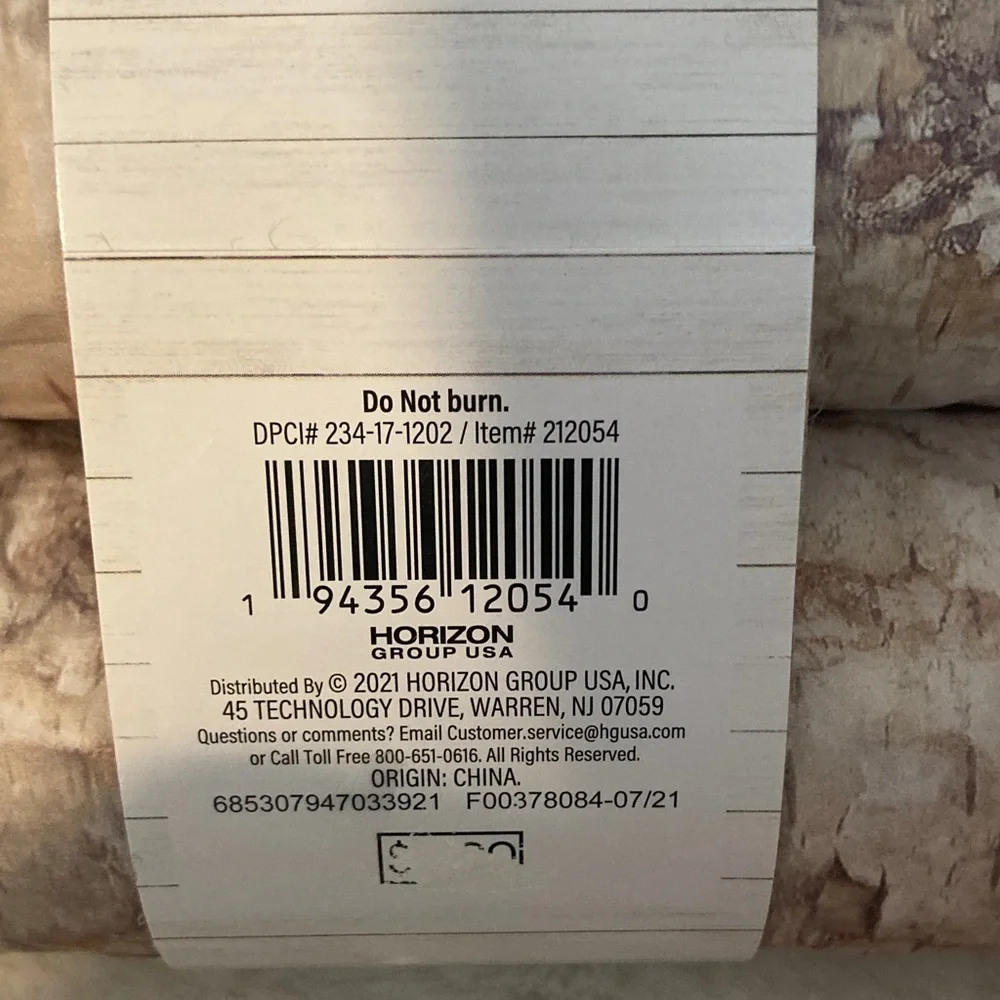Target BP 2021 Christmas Faux Birch Logs